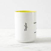 Mug Décembre Fleur de naissance Holly et Narcissus (Centre)