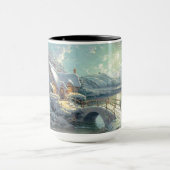 Mug Décembre Scène De Neige D'Hiver Vacances Saisonniè (Centre)