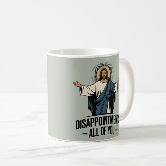Mug Déception Vous Tous Jésus Mème (Devant droit)