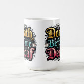 Mug Décès avant décaf (Centre)