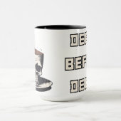 Mug Décès avant décaf (Centre)