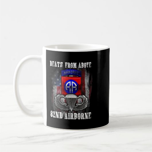 Mug Décès d'au-dessus du 82e parachutisme de la divisi (Gauche)