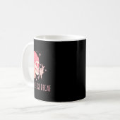 Mug Décès De Café Avant Le Squelette De Crâne Décaf (Devant gauche)