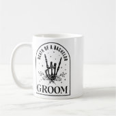 Mug Décès du marié de Bachelor Skeleton gothique Hallo (Gauche)
