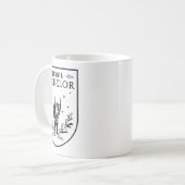 Mug Décès d'un célibataire Équipage de marié gothique  (Devant gauche)