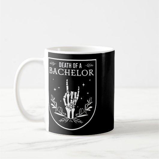 Mug Décès d'un célibataire garçon d'honneur marié goth (Gauche)