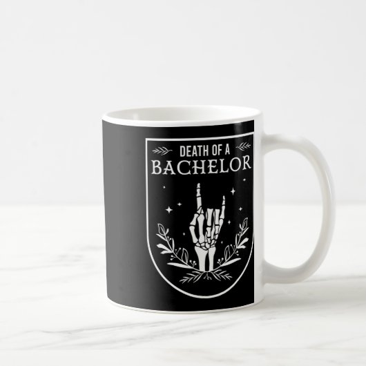 Mug Décès d'un célibataire garçon d'honneur marié goth (Droite)