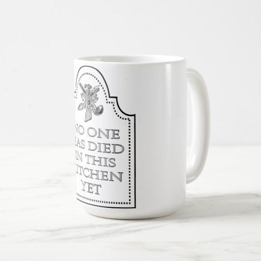 Mug Décès par Cuisine (Devant droit)