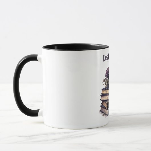 Mug Décès Par TBR, Livre Lover (Gauche)