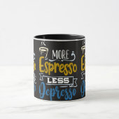 Mug Décharge Matinale d'Espresso (Centre)