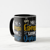 Mug Décharge Matinale d'Espresso (Devant gauche)