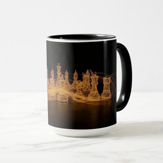 Mug d'échecs illuminé (Devant droit)