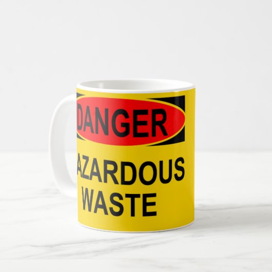 Mug Déchets dangereux (Devant gauche)