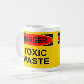 Mug Déchets toxiques de danger (Devant gauche)