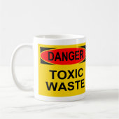 Mug Déchets toxiques de danger (Gauche)
