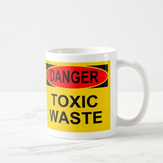 Mug Déchets toxiques de danger (Droite)
