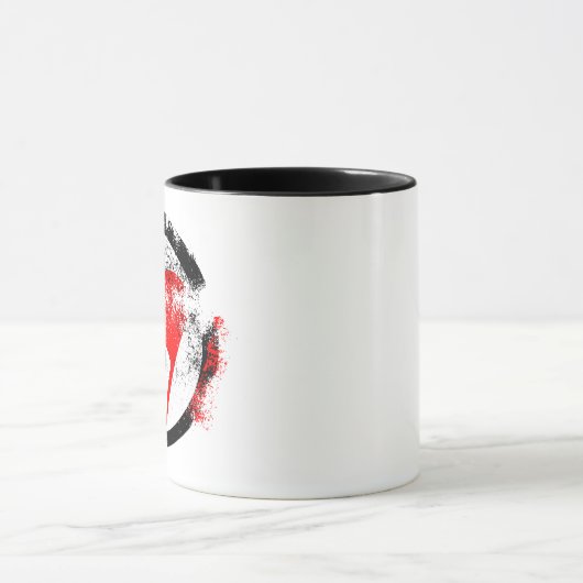 Mug Déchiré drapeau d'action anti-fasciste (Centre)