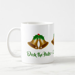 Mug Deck Halls Personnaliser Boug cadeaux d'affaires