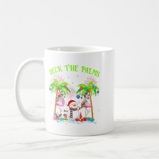 Mug Deck The Palms Flamingo Trocal Christmas Lights Pa (Gauche)
