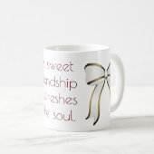 Mug Déclaration d'amitié significative (Devant droit)