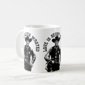 Mug Déclaration d'amour de cow-boy audacieuse (Devant gauche)