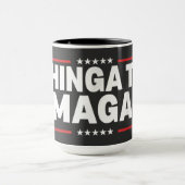 Mug Déclaration de Chinga Tu MAGA (Centre)