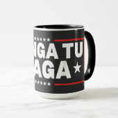 Mug Déclaration de Chinga Tu MAGA (Devant droit)