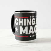 Mug Déclaration de Chinga Tu MAGA (Devant gauche)