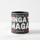 Mug Déclaration de Chinga Tu MAGA (Centre)