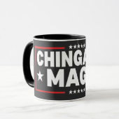 Mug Déclaration de Chinga Tu MAGA (Devant gauche)