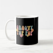 Mug Déclaration de grossesse de grand-père Groovy P P  (Gauche)