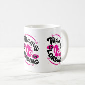 Mug Déclaration de grossesse en art typographique Cute (Devant droit)