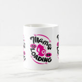 Mug Déclaration de grossesse en art typographique Cute (Centre)