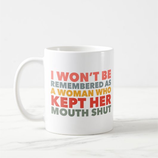Mug Déclaration de votre vérité (Gauche)