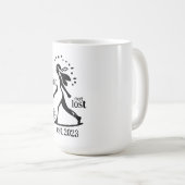 Mug Déclaration de voyageur solo confiant (Devant droit)
