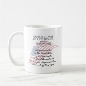 Mug Déclaration Des Droits Des États-Unis. Neuvième Am (Gauche)