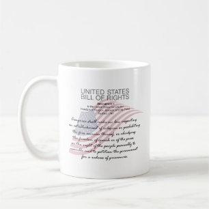 Mug Déclaration Des Droits Des États-Unis. Premier ame