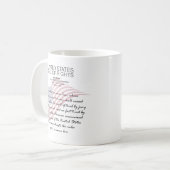 Mug Déclaration Des Droits Des États-Unis. Septième am (Devant gauche)