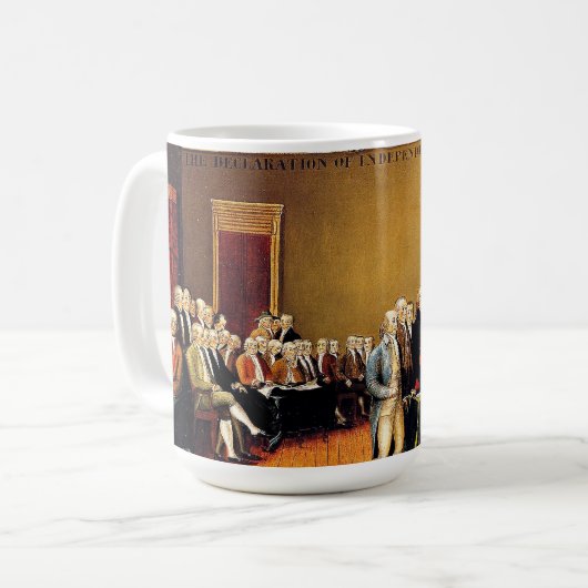 Mug Déclaration d'indépendance (Devant gauche)