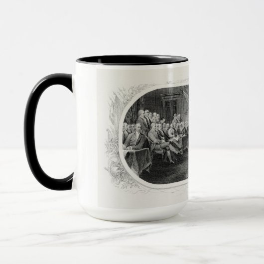 Mug Déclaration d'indépendance : billet de 2 dollars,  (Gauche)