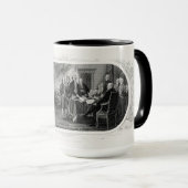 Mug Déclaration d'indépendance : billet de 2 dollars,  (Devant droit)