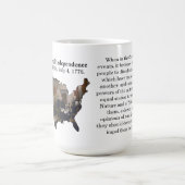 Mug Déclaration d'indépendance CONGRÈS, 4 juillet 1776 (Centre)
