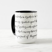 Mug Déclaration d'indépendance des États-Unis de 1776 (Devant gauche)