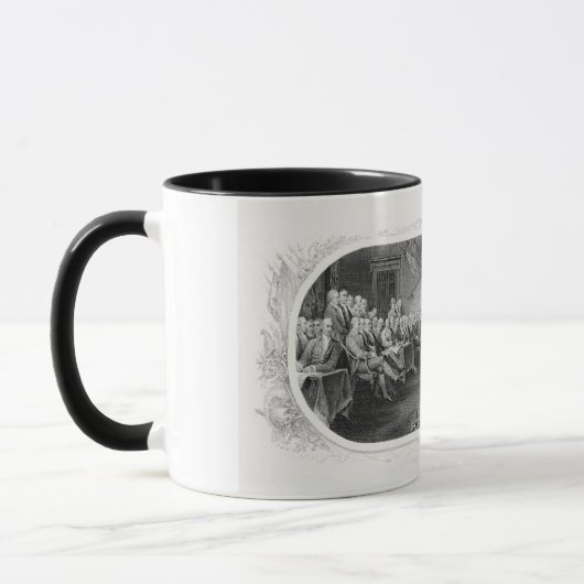 Mug Déclaration d'indépendance : Projet de loi de 2 $, (Gauche)