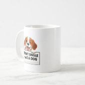 Mug Déclaration drôle d'amoureux de chien (Devant gauche)