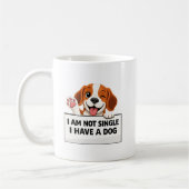 Mug Déclaration drôle d'amoureux de chien (Gauche)