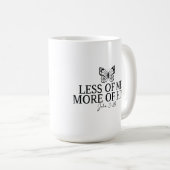 Mug Déclaration Jean 3:30 (Devant droit)