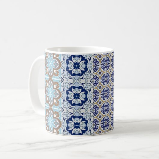 mug déco azulejos (Devant gauche)