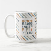 Mug déco de la fête du 50e anniversaire (Gauche)