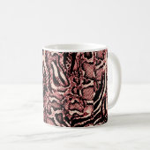 Mug déco de la texture motif de serpent (Devant droit)